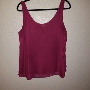 Deep pink old navy tank top size large
